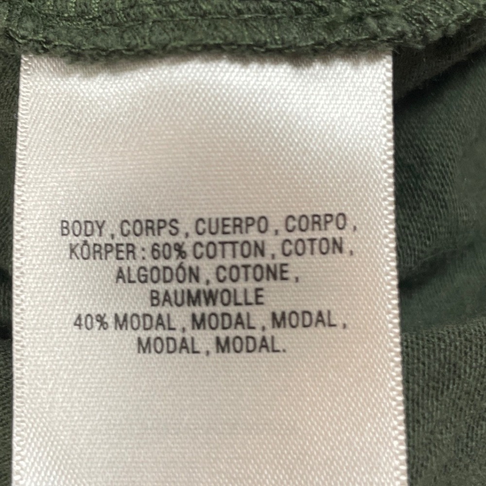 Maeve Anthropologie Olive Green Ruffle Neck Ruched Puff Sleeve Knit Top Small - Picture 7 of 7